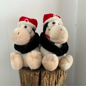 2 1994 opus n bill 7 inch Christmas plush